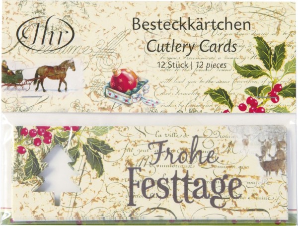 Besteckkärtchen-Set