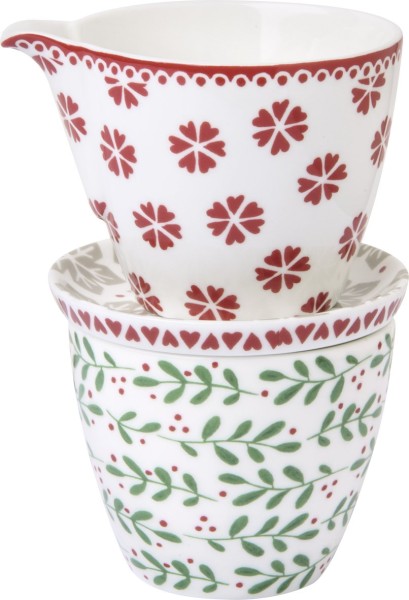 Porcelain Milk and Sugar Set